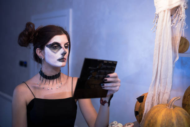 Halloween Makeup Tutorial: Wednesday Addams